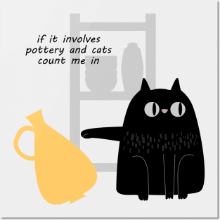 Bad Pottery Cat Posters and Art